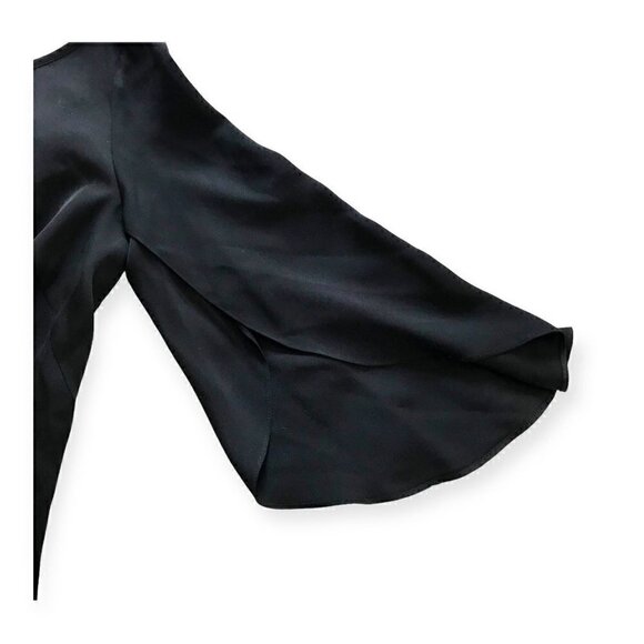 New with tag, Milly Papillion black silk blend dress, size 10 - Picture 7 of 11